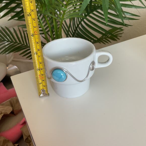 Upcycled Art Thomas Rosenthal Germany A22 Stackable Ceramic Mugs Set of 3 - Picture 11 of 15